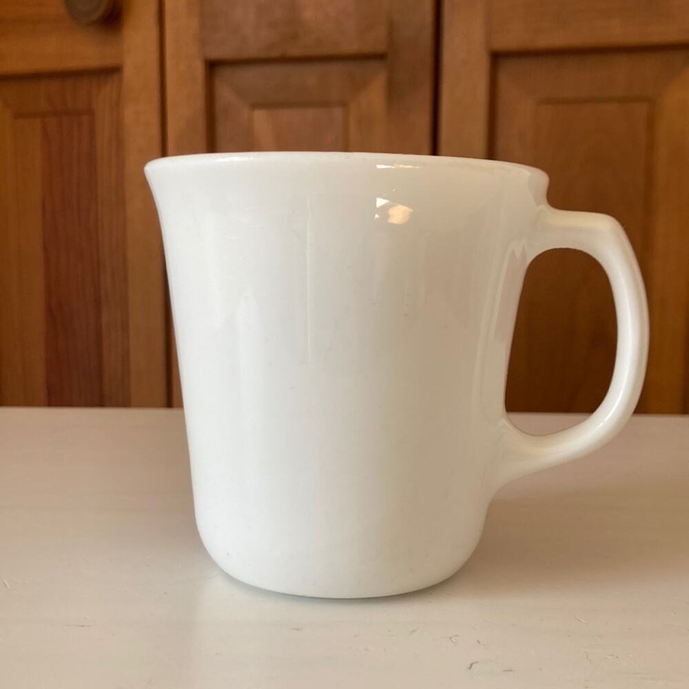 Vintage White Corning Coffee Cup